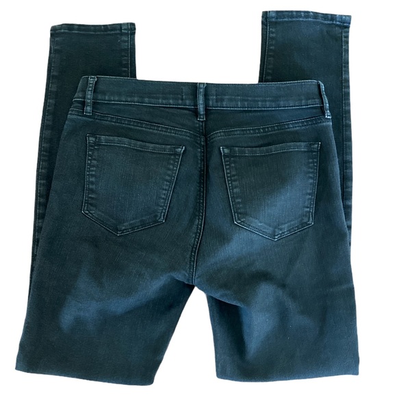 Loft Curvy Straight Black Jeans C - Picture 2 of 6